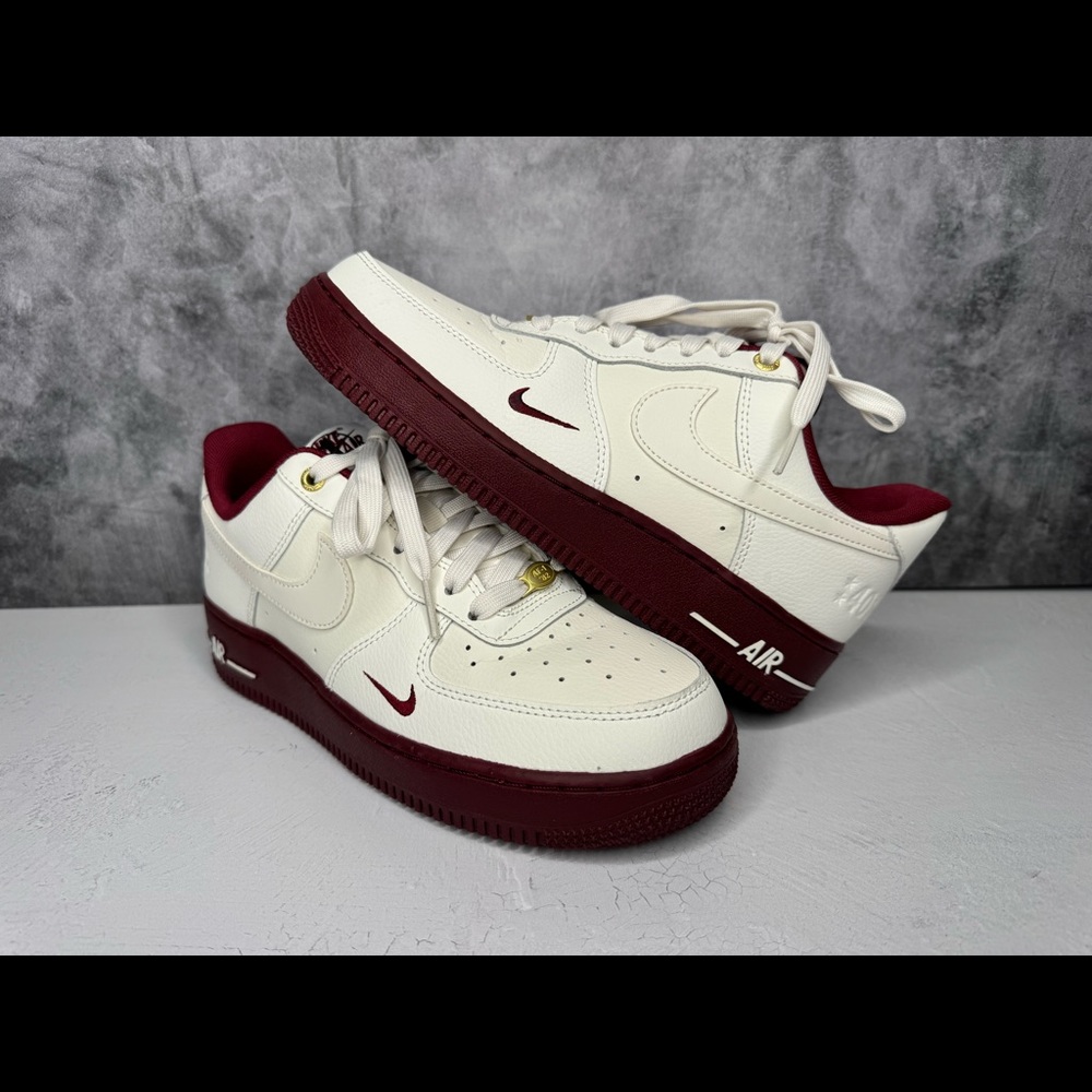 Nike Air Force 1 Low Since 82 Edition White Burgundy